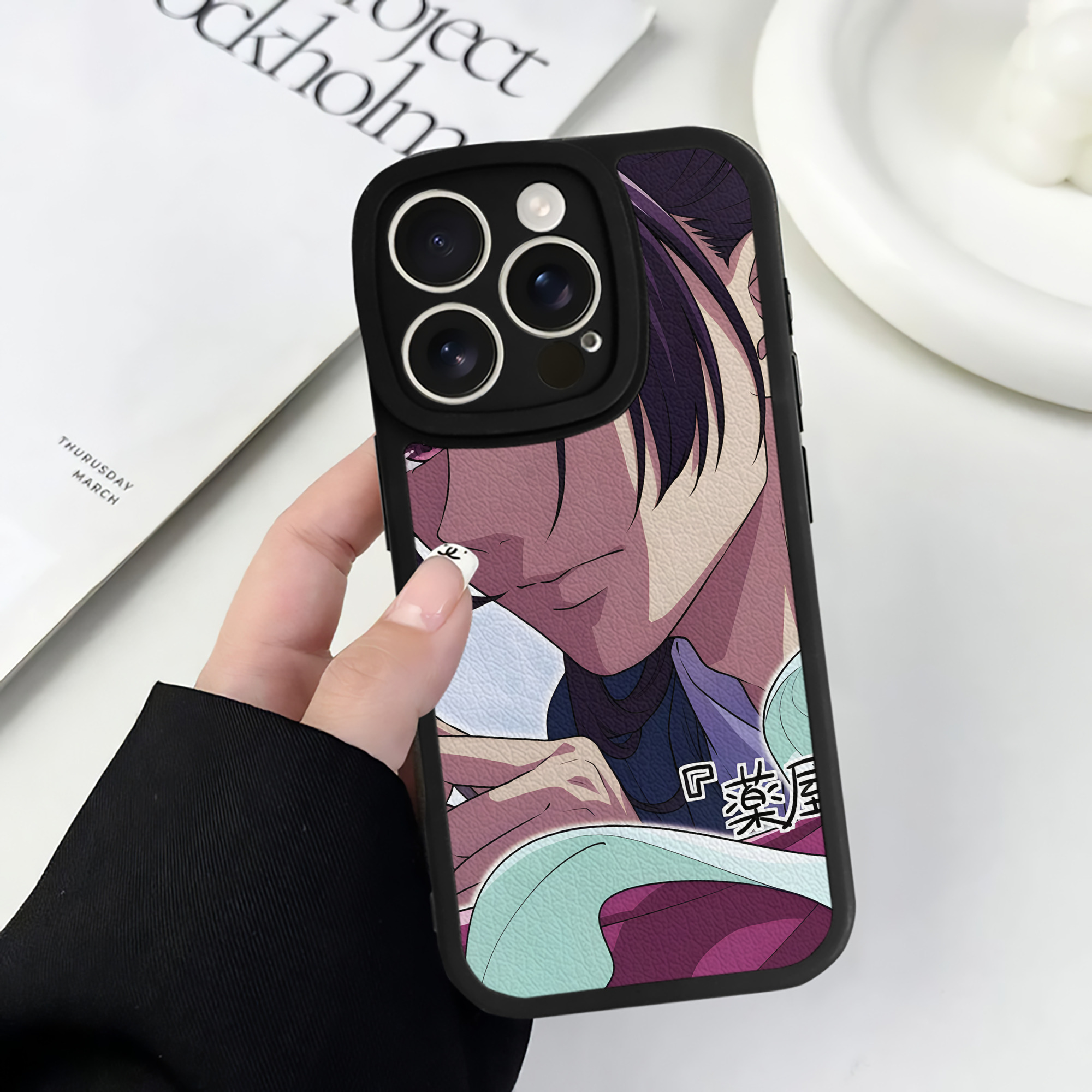 薬屋のひとりごと The Apothecary Diaries 【iPhone 16シリーズ対応】シリコンスマホケース（レザー調） 材質：シリコン